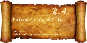 Molcsán Aurélia névjegykártya